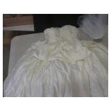 (EW6) 2 Wedding Dresses, 1 Veil and...