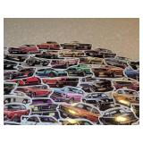 50 Total Brand New Sports Car Racing Stickers *P