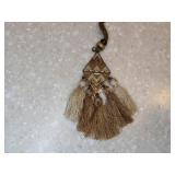 New Boho Tribal Style Necklace And Pierced Earrings Silver Tone Blue Enamel *P