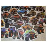 50 Total Brand New Monster Truck Stickers *P
