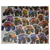 50 Total Brand New Monster Truck Stickers *P