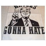 New Trump Garden Flag Haters Gonna Hate Double Sided *P