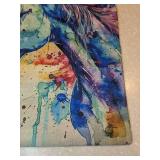 New Durable Vibrant Watercolor Horse Print Tote Bag Printed Both Sides *P