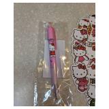 50 Total Brand New Hello Kitty Stickers And Pen *P