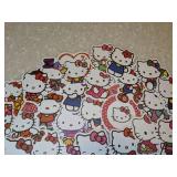 50 Total Brand New Hello Kitty Stickers And Pen *P