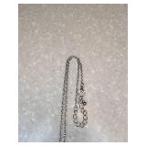 New Boho Chic Tear Drop Necklace Pierced Earrings Set Rhinestone Accents *P