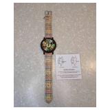 New Quartz Watch Stripe Band *P