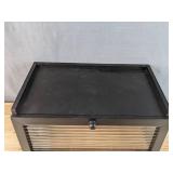 Lohasok Large Wooden Bread Box with Window in Black *B
