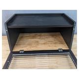 Lohasok Large Wooden Bread Box with Window in Black *B