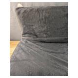 Large Dog Bed 40"x30"x3" Gray *B