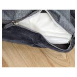 Large Dog Bed 40"x30"x3" Gray *B