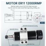 Brand New RATTMMOTOR 500W CNC Air Cooled Spindle Motor $49.81 Retail *B