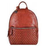 Brand New Genuine Leather Backpack for Men Casual Backpack for Women Office Bag with Adjustable Shoulder Strap Cognac $107.99 Retail *B