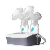 Brand New Evenflo Advanced Double Electric Breast Pump with Breastshields and Milk Storage Bottles, Clear $118 Retail *N