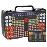 Brand New Aptbyte Battery Organizer Storage Holder Box Case with Tester - 269 Batteries Double-Sided Variety Pack $30.99 Retail *B