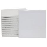 Brand New Creative Hobbies 12 Pack of Glossy White Glazed Ceramic Tiles for Alcohol Ink Painting, Decorating, Arts & Crafts 4.25 x 4.25 Inch Square Ready-to-Paint Ceramics *B