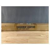 New CNSUNWAY LED Shop Light 4FT, 40W 5200LM 6500K Super Bright, T8 Integrated LED Tube Light, V Shape $69.99 Retail *B