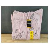 Brand New Disney Mickey Mouse Hoodie Pink Black Women