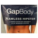 Brand New GAP Body 5 Pack Seamless Hipster Underwear Women