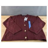 Brand New Members Mark Soft Knit Cardigan Maroon Women