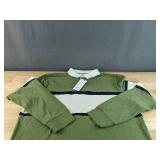 Brand New Goodfellow & Co Long Sleeve Top Green Blue White Men