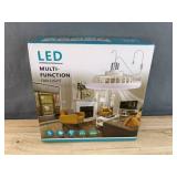 New Fan Light with Remote Control, 3 Colors 3000K-6500K Dimmable LED Light Bulb Fan E27 Screw Ceiling Fan*B