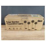 Brand New Bonlion 4-Pack Dandelion Solar Outdoor Lights *B