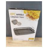 New 2-Piece Marble Crisper Tray *B