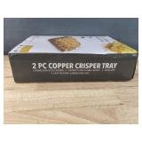 New 2-Piece Marble Crisper Tray *B