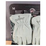 Brand New Plainsman Cold Weather Gloves Fleece Lining Premium Cowhide Leather, Size Medium, 2 Pairs *N