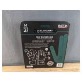Brand New Plainsman Cold Weather Gloves Fleece Lining Premium Cowhide Leather, Size Medium, 2 Pairs *N