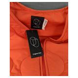 Brand New Original Use Mens Zip up Vest in Fire Orange Size L *N