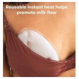 Brand New Frida Mom Instant Heating Pads for Breasts, Reusable Click-to-Heat Relief, Breastfeeding Essentials - 2 Small & 2 Large Heat Pads, 4pc Set *N