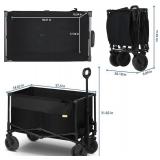 New Tempera Collapsible Foldable Wagon with 220lbs Weight Capacity $65.99 Retail *B