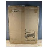 New Tempera Collapsible Foldable Wagon with 220lbs Weight Capacity $65.99 Retail *B