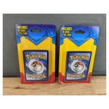 Brand New 2 Pokémon TCG Blister Packs with 1 Foil Card and Pokémon Trading Card Game Salamence Tin *N