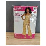 Brand New Barbie The Movie Gold Disco Jumpsuit Adult Size Large 12-14 *N