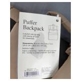 Brand New Puffer Backpack in Tan *N