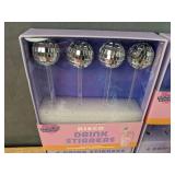 New Spritz Brand Party Supplies Disco Drink Stirrers *N
