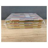 Brand New Set of 3 Threshold Split Stripes Journals *N