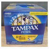 Brand New 100 Tampax Pearl Tampons Regular Absorbency - Unscented *N
