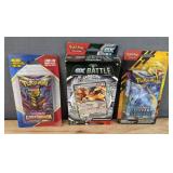 Brand New Pokémon TCG Kangaskhan Ex Battle Deck, Pokémon Sword & Shield Lost Origin Booster Pack with Foil Card, Pokémon Trading Card Game Silver Temptest Pack with Pin *N