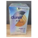 3 Packs of 10 New Durex Air Large Wide Fit Condoms - 30 Total *N