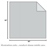 Brand New HILLFAIR 100% Soft Premium Combed Cotton Thermal Blanket Size Queen Sand Gray $39.99 *B