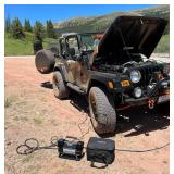 New Tozalazz 12v Air Compressor Portable, [2X Faster Inflator 11.65CFM/330L/Min] Heavy Duty Tire Pump *B