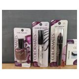 Brand New Colormates Makeup Nail Polish, Clear Lip Gloss, Lip Crayon, Eyelash Kit and Eyeliner Pencil *N