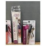 Brand New Colormates Makeup Nail Polish, Highlighter, Lip Gloss, Precision Tip Eye Shadow & Liner Brush and Tinted Brow Gel *N