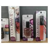 Brand New Colormates Makeup Nail Polish, Highlighter, Precision Tip Eye Shadow & Liner Brush and Lip Gloss *N