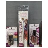 Brand New Colormates Makeup Nail Polish, Highlighter, Precision Tip Eye Shadow & Liner Brush and Lip Gloss *N