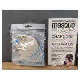 Brand New Beauty 360 Facial Cleansing Sponge, Masque Bar Charcoal Sheet Mask, BYS Makeup Setting Spray, Daily Mirra Brow Brush and Stencil Set, SM Retractable Power Brush, Round Foundation Sponge, Tea